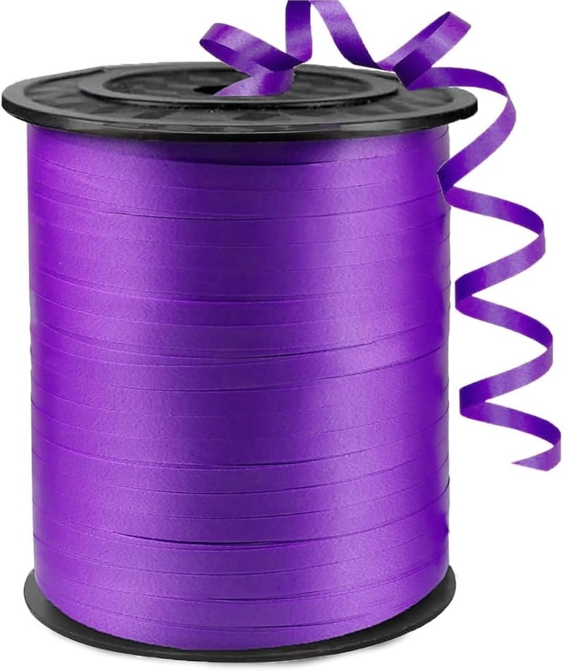 WFAUIBR 500 Yard Premium Dark Purple Curling Ribbon Balloon String,3/16" for Gift Wrapping, Balloon Ribbon,Party Birthday Wedding Decoration,Art Crafts,Florist Flowe - Image 1